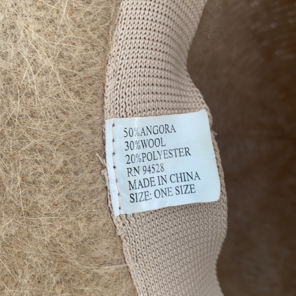 Angora & wool fuzzy bucket hat - Picture 5 of 5